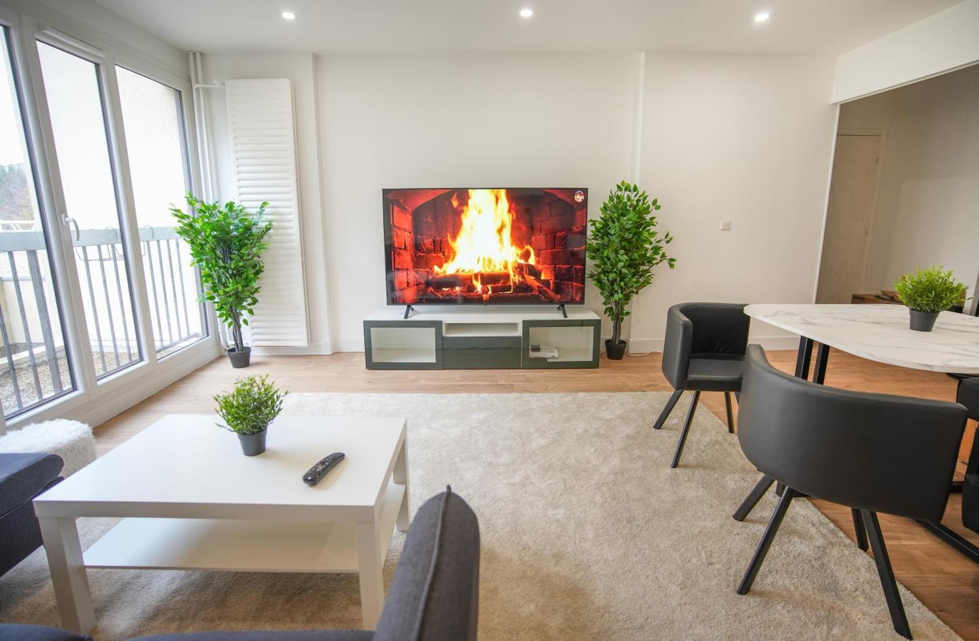 Keyless Appartement Moderne Et Spacieux 90 M2 Parking Шевийи-Ларю Экстерьер фото